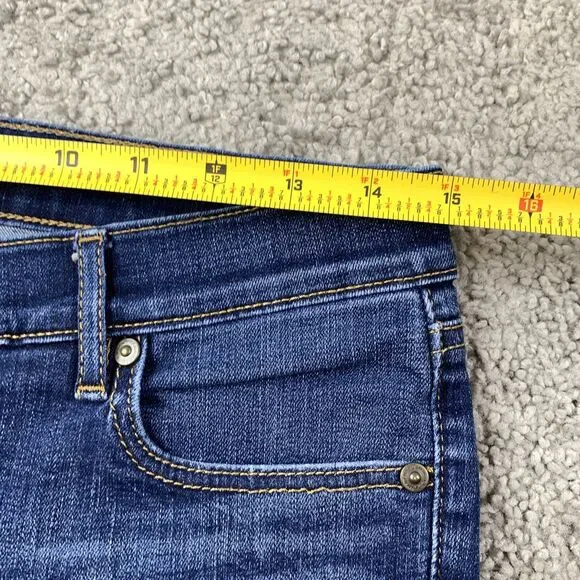 Ann Taylor LOFT Modern Bootcut Women's Jeans Size 28 Blue Denim - Picture 8 of 10